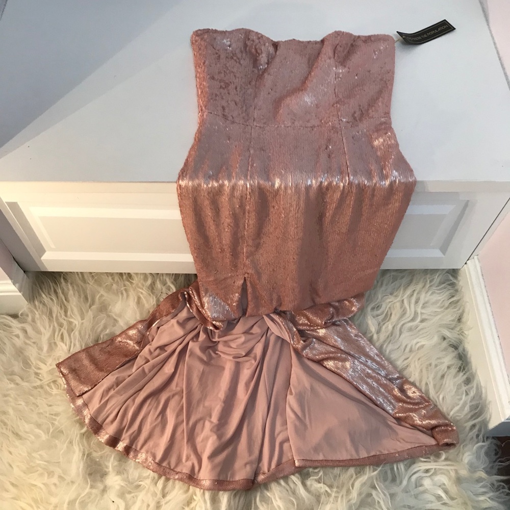Dress the Population Ellen Strapless Sequin Dress - Picture 5 of 7